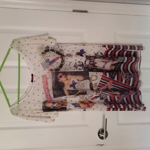 Blush Women's Graphic Nautical Tunic~Sailor Chic! SEXY Sailor!!